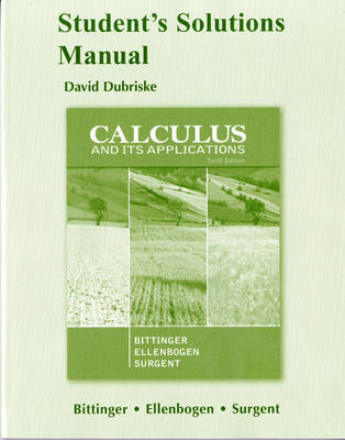Student Solutions Manual for Calculus and Its Applications (Paperback)