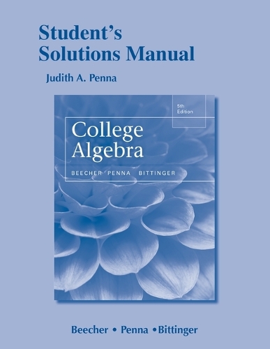 Student's Solutions Manual for College Algebra (Paperback)