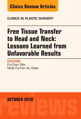 Free Tissue Transfer to Head and Neck: Lessons Learned from Unfavorable Results, An Issue of Clinics in Plastic Surgery - The Clinics: Surgery 43-4 (Hardback)