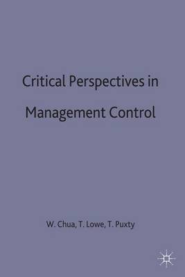 Critical Perspectives in Management Control (Hardback)