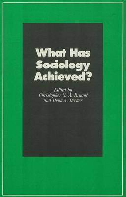 What Has Sociology Achieved? (Hardback)