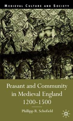 Peasant and Community in Medieval England, 1200-1500 - Medieval Culture and Society (Hardback)