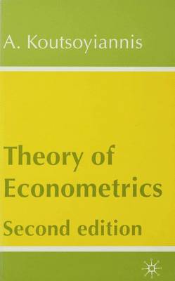 Theory of Econometrics (Paperback)
