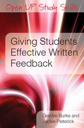 Giving Students Effective Written Feedback (Paperback)