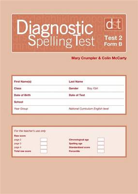 Diagnostic Spelling Tests: Test 2, Form B Pk10 - Diagnostic Spelling Tests