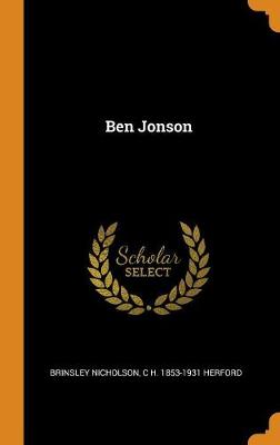Ben Jonson (Hardback)