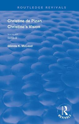 Christine's Vision - Routledge Revivals (Hardback)