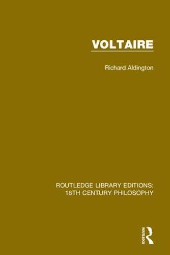 Voltaire - Routledge Library Editions: 18th Century Philosophy 17 (Hardback)