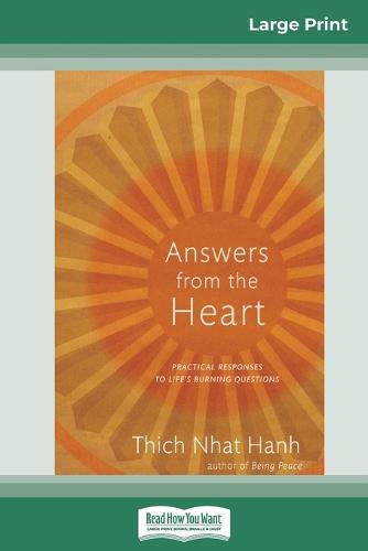 Answers from the Heart: Practical Responses to Life's Burning Questions (16pt Large Print Edition) (Paperback)