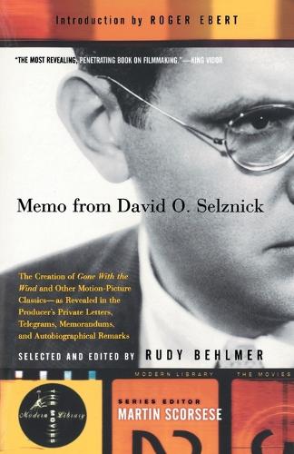 Memo From David O Selznick (Paperback)