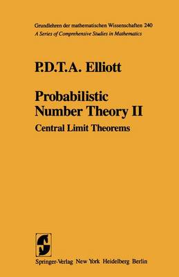 Probabilistic Number Theory: II (Hardback)