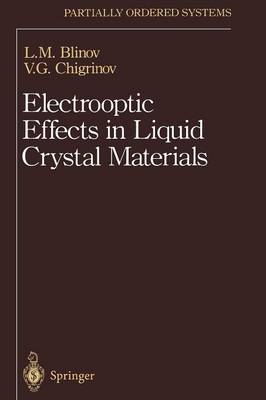 Electrooptic Effects in Liquid Crystal Materials - Partially Ordered Systems (Paperback)