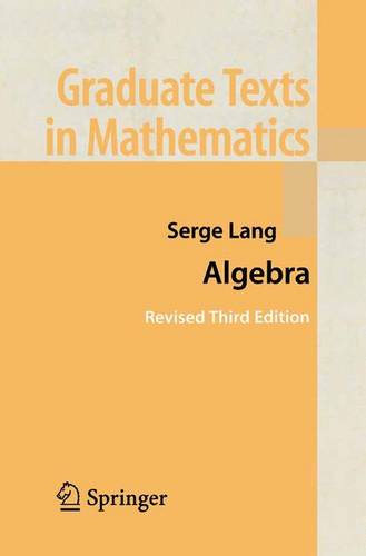 Algebra - Serge Lang