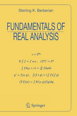 Fundamentals of Real Analysis - Universitext (Paperback)