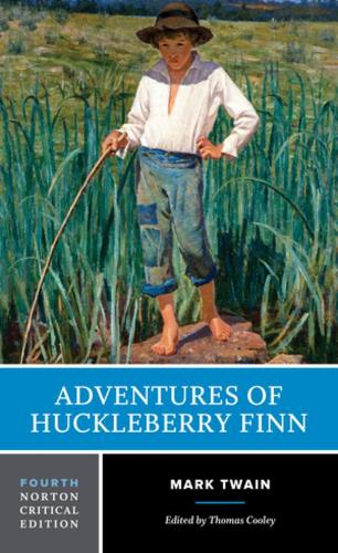 Book cover of Adventures of Huckleberry Finn