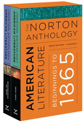 Ww Norton & Co The Norton Anthology Of American Literature