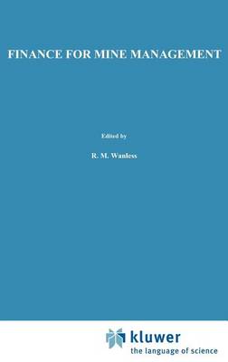 Finance for Mine Management (Hardback)