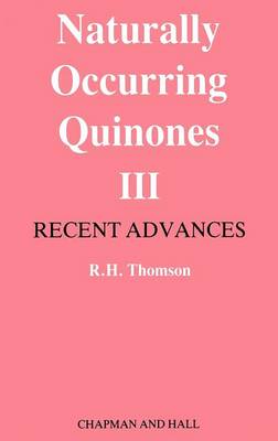 Naturally Occurring Quinones (Hardback)