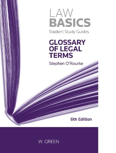 Glossary of Legal Terms LawBasics (Paperback)