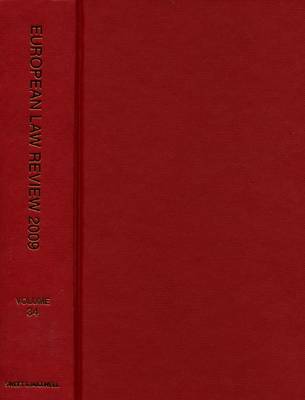 European Law Review 2009 Bound Volume (Hardback)