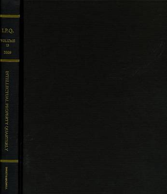 Intellectual Property Quarterly 2009 Bound Volume (Hardback)