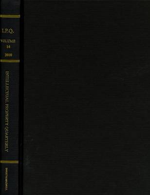 Intellectual Property Quarterly 2010 Bound Volume (Hardback)