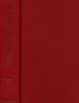 European Law Review 2010 Bound Volume (Hardback)
