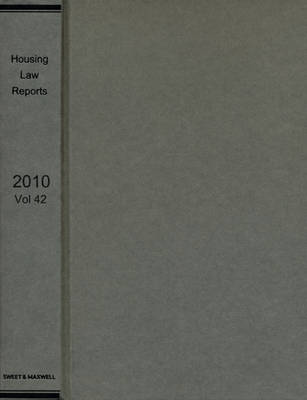 Housing Law Reports 2010 Bound Volume (Hardback)