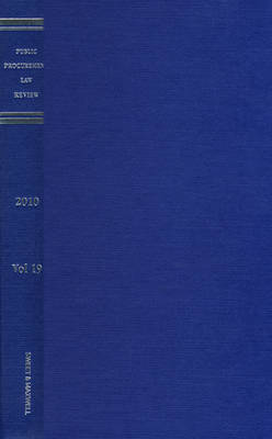 Public Procurement Law Review 2010 Bound Volume (Hardback)