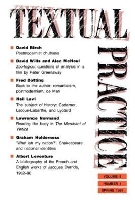 Textual Practice: Volume 5, Issue 1 (Paperback)
