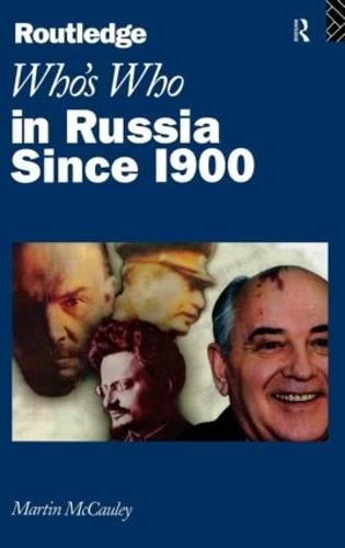 Who's Who in Russia since 1900 (Hardback)