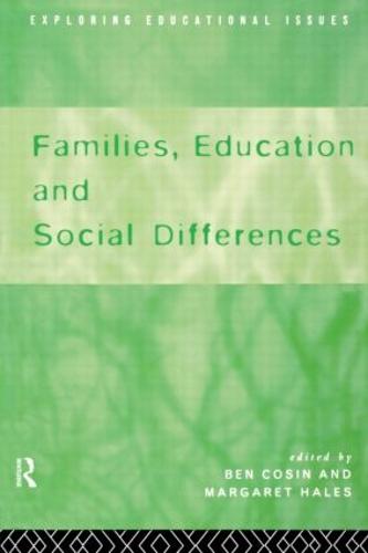 Families, Education and Social Differences (Paperback)