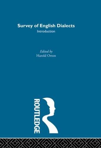 Survey Eng Dialects-Introdctn: A (Hardback)