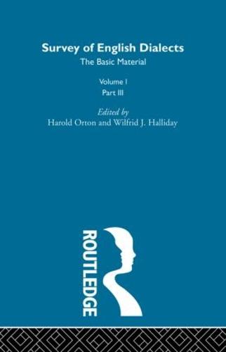 Survey Eng Dialects Vol1 Prt3 (Hardback)