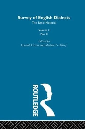 Survey Eng Dialects Vol2 Prt2 (Hardback)