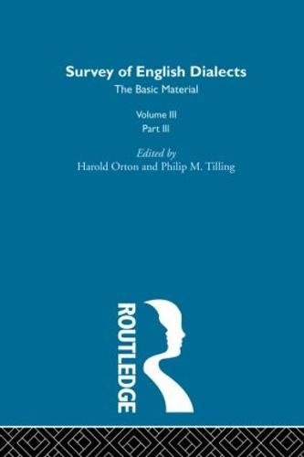Survey Eng Dialects Vol3 Prt3 (Hardback)