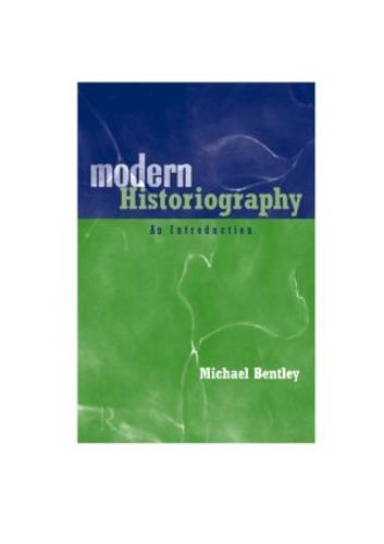 Modern Historiography: An Introduction (Paperback)