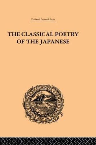 The Classical Poetry of the Japanese (Hardback)