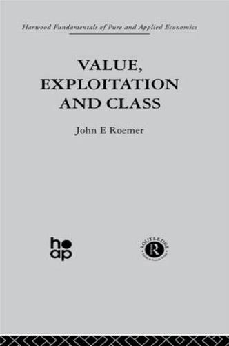 Value, Exploitation and Class (Hardback)