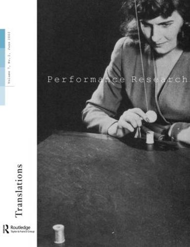 Performance Research V7 Issu 2 (Paperback)