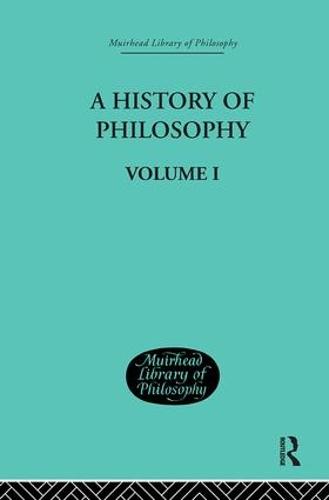 History of Philosophy: Volume I (Hardback)