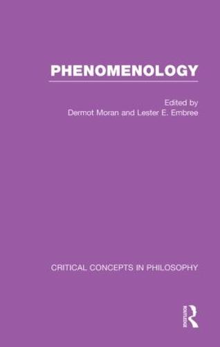 Phenomenology Crit Con in Phil V4 (Hardback)