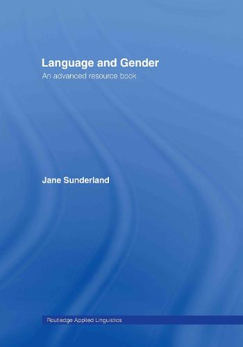 Language And Gender By Jane Sunderland | Waterstones