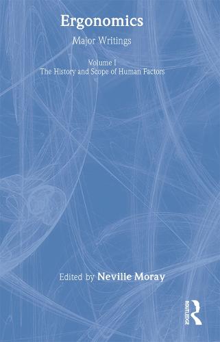 Ergonomics Mw Vol 1: Hist&Scop (Hardback)