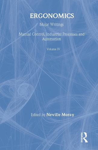 Ergonomics Mw Vol 4: Manu Cont (Hardback)