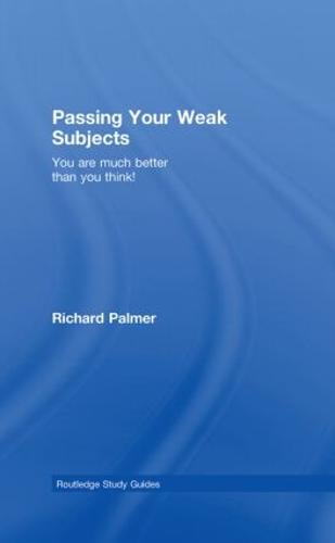Cover Passing Your Weak Subjects: You are much better than you think!