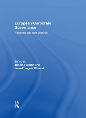 European Corporate Governance: Readings and Perspectives (Hardback)
