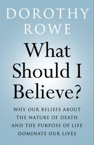 What Should I Believe?: Why Our Beliefs about the Nature of Death and the Purpose of Life Dominate Our Lives (Paperback)