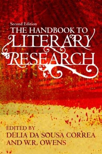 The Handbook to Literary Research (Paperback)