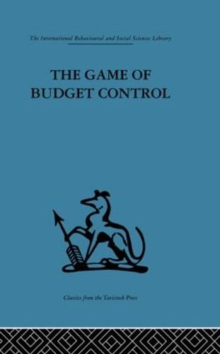 The Game of Budget Control (Paperback)